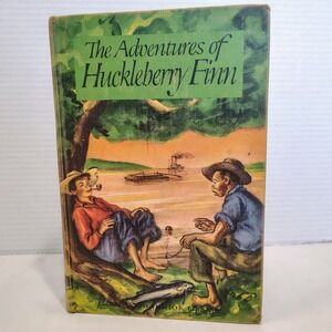 The Adventures of Huckleberry Finn  Junior Library Grosset Dunlap Hardcover
